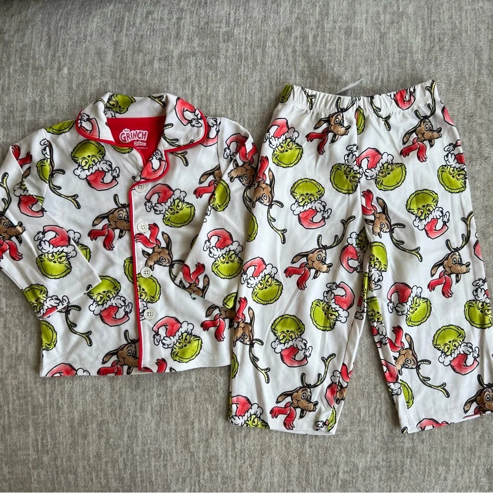 NWT Grinch pajama set - Picture 4 of 4